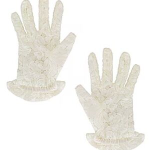 Lacey gloves in white - For Love & Lemons